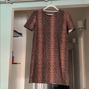 Zara snakeskin dress